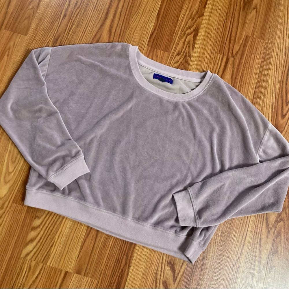 Aeropostale Velour Cropped Sweater